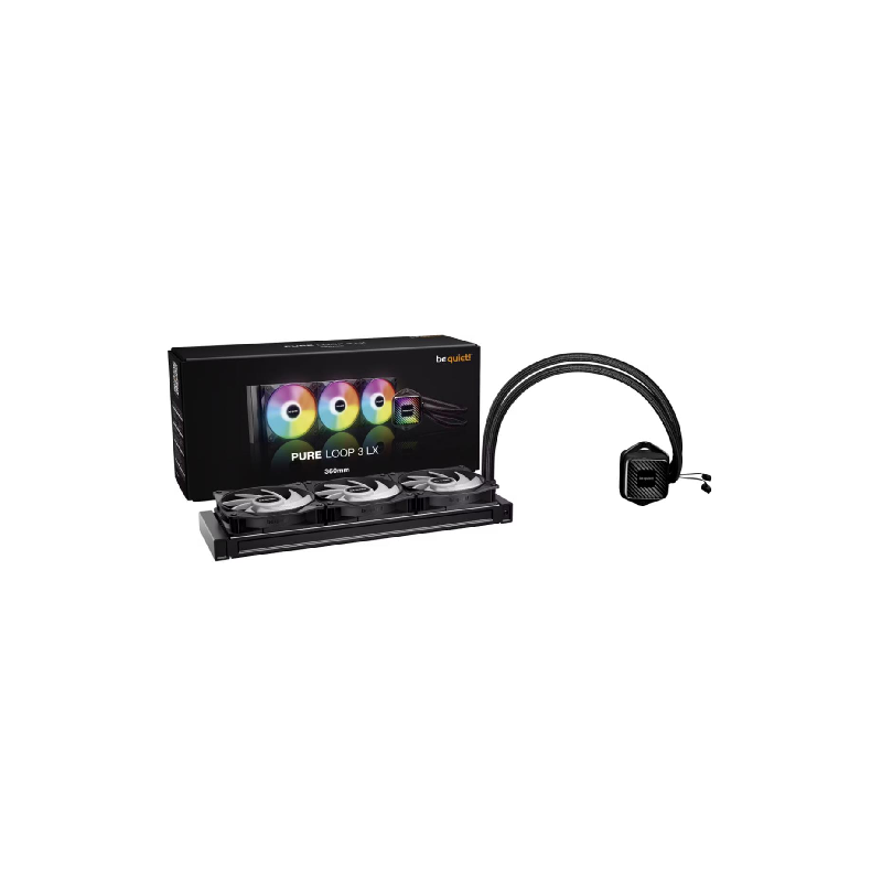 BW031EU - Be Quiet! Pure Loop 3 LX 360mm ARGB Liquid CPU Cooler