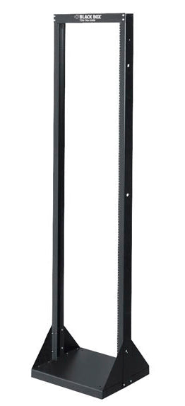 STEEL DISTRIBUTION RACK - 40U, 2-POST RACK, 21.2"W X 21"D, 10-32 MOUNTING, 360-L