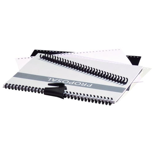 2515665 - GBC 5/6" Spine Black Instant Report Kit