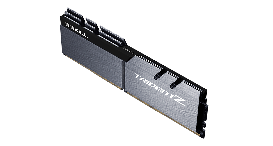 F4-3200C16D-32GTZSK - G.Skill Trident Z 32GB 2x16GB DDR4-3200 CL16 Silver/Black Desktop Memory Kit