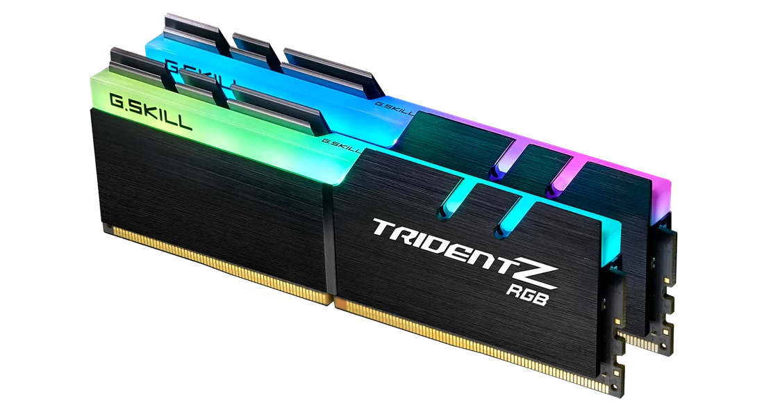F4-3200C16D-16GTZRX - G.Skill Trident Z RGB 16GB 2x8GB DDR4-3200 CL16 Desktop Memory Kit