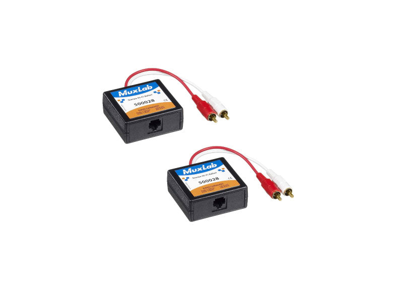 500028-2PK - Muxlab 2pk 500028 Stereo Hi-fi Balun Accs