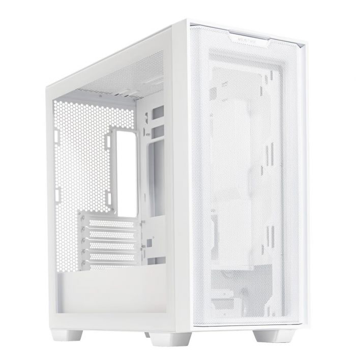 90DC00H3-B08000 - Asus A21 White Micro ATX Steel Plastic Tempered Glass Computer PC Case