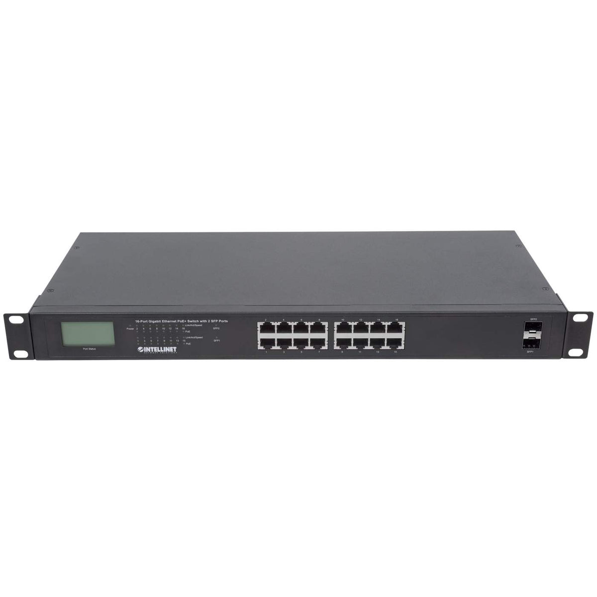 561259 - Intellinet 16-Port Gigabit Ethernet PoE+ Switch