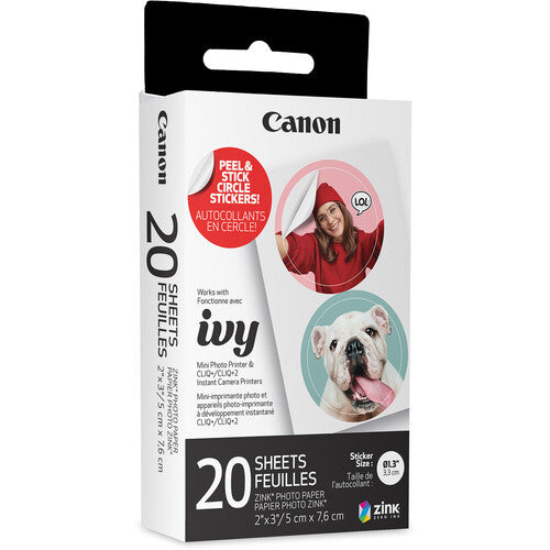 4967C001 - Canon ZINK Pre-cut Circle Sticker