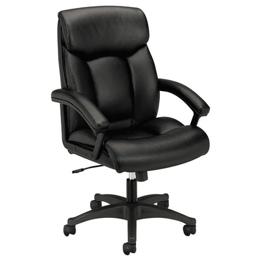 HVL151SB11 - HON Basyx Executive High-Back Chair in Black SofThread Leather