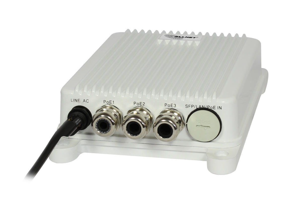 ALL-SGO8103P - Allnet unmanaged outdoor 3 Port Gigabit 100W / 3x PoE+ switch