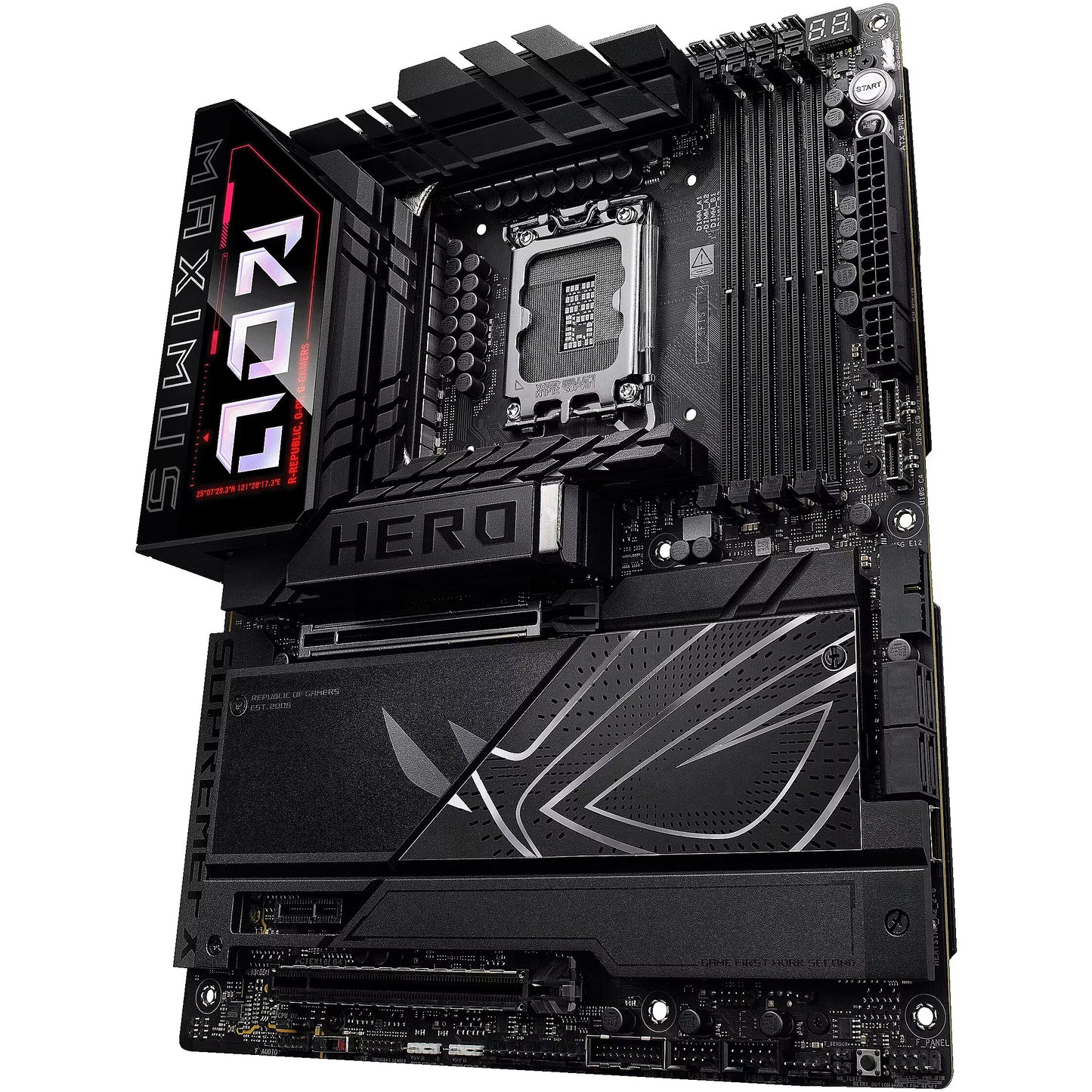 90MB1ID0-M0EAY0 - Asus ROG Maximus Hero Intel Z890 LGA 1851 ATX Motherboard