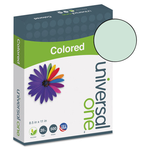 UNV11203 - Universal Colored Paper 8-1/2 x 11 Green1 Ream