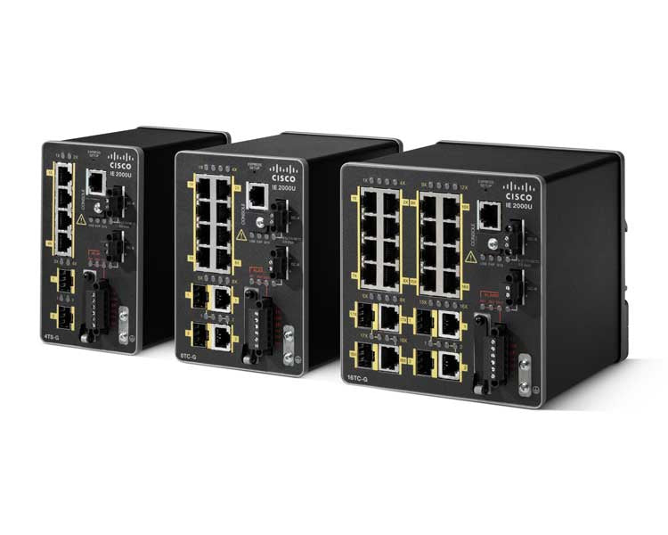 Cisco IE-2000U-4TS-G, Refurbished Managed Fast Ethernet (10/100) Black