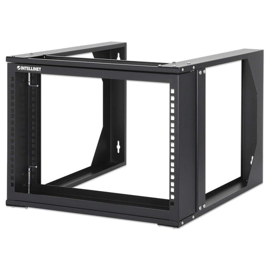 716178 - Manhattan 19" Wall Mount Open Frame Network Rack 6U Front-Hinged Swing Frame