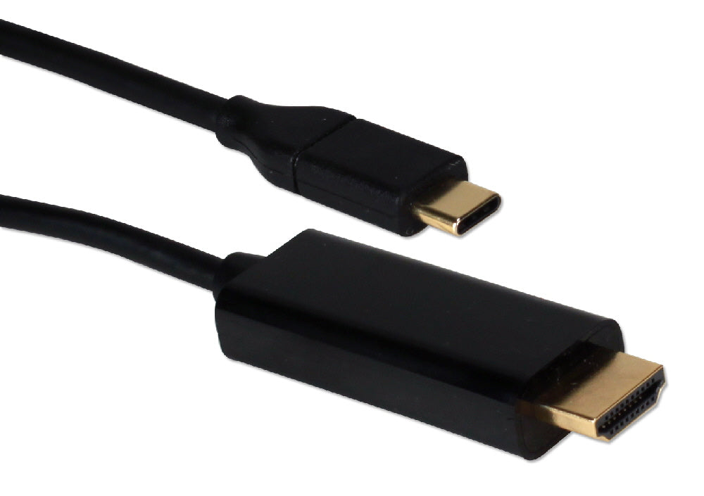 USBCHD-03 - QVS 3FT USB-C/THUNDERBOLT 3 TO