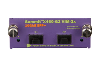 TAA-COMPLIANT OPTIONAL VIRTUAL INTERFACE MODULE FOR THE REAR OF THE X460-G2 PROV