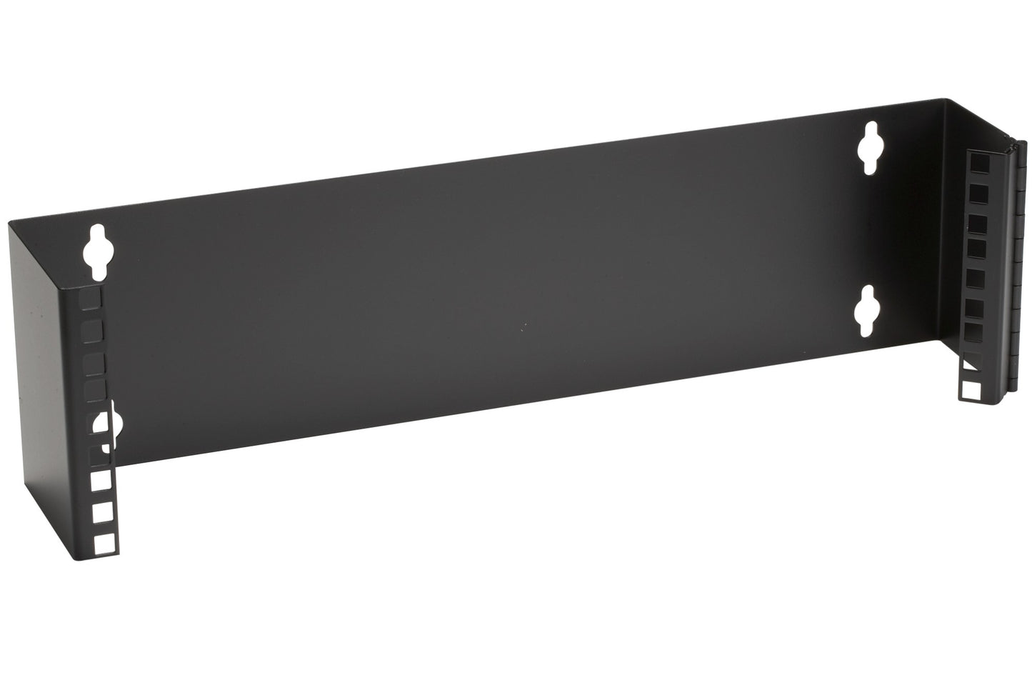 WALLMOUNT BRACKET - 3U, 19"W, 4"D, M5 SQUARE HOLES, GSA, TAA