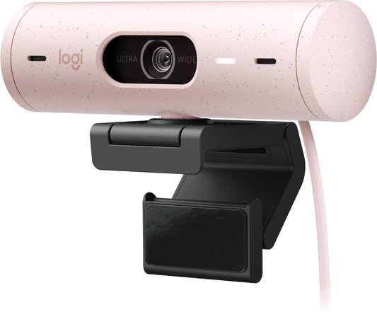 Logitech Brio 500 webcam 4 MP 1920 x 1080 pixels USB-C Rose