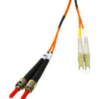 C2G 9m USA LC/ST Duplex 50/125 Multimode Fiber Patch Cable fiber optic cable 354.3" (9 m) Orange