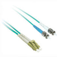 C2G 5m 10Gb LC/ST Duplex 50/125 Multimode Plenum-Rated fiber optic cable 196.9" (5 m)