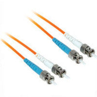 C2G 15m ST/ST Duplex 50/125 Multimode Fiber Patch Cable fiber optic cable 590.6" (15 m) Orange