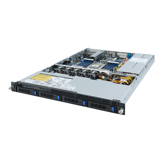 Gigabyte R152-Z30 server barebone Socket SP3 Rack (1U) Black