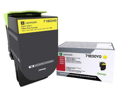 71B0040 Toner yellow, 2.3K pages