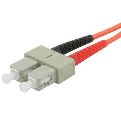 C2G 15m, ST/SC Plenum-Rated Duplex 62.5/125 fiber optic cable 590.6" (15 m) Orange