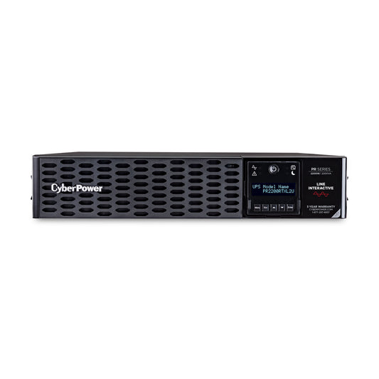 CyberPower PR2200RTXL2U uninterruptible power supply (UPS) Line-Interactive 2.2 kVA 2200 W 8 AC outlet(s)