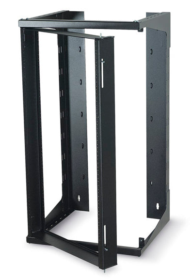 WALLMOUNT RACK - 19U, 12-24, TAPPED RAILS HOLES, 75-LB. CAPACITY, GSA, TAA