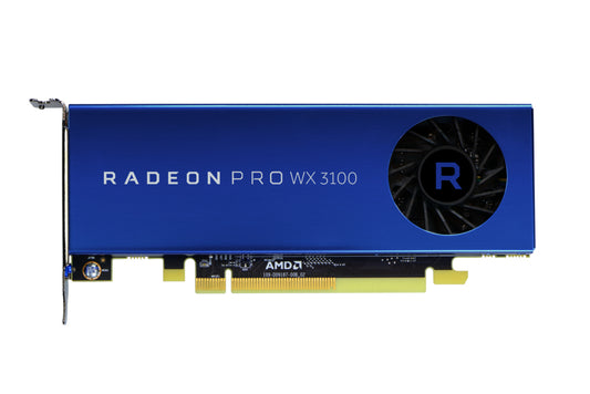 RADEON PRO WX 3100 4GB, PCI-EXPRESS X16 (X8 ELECTRICAL), 2X MINI-DISPLAYPORT, 1X