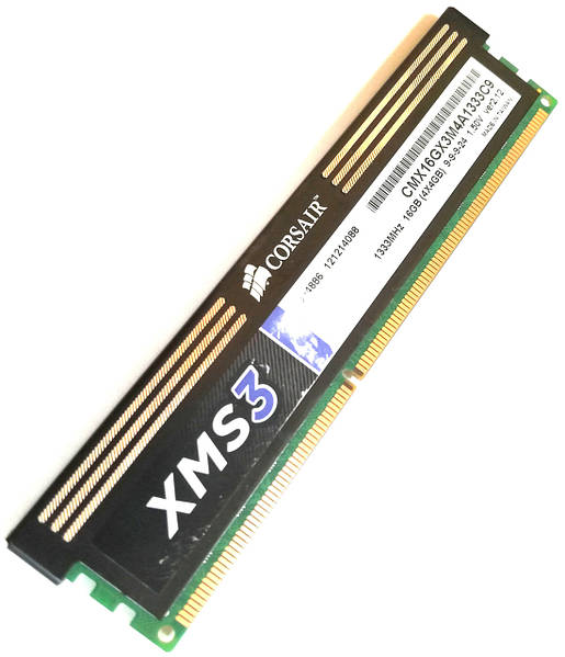 Corsair XMS memory module 16 GB 4 x 4 GB DDR3 1333 MHz