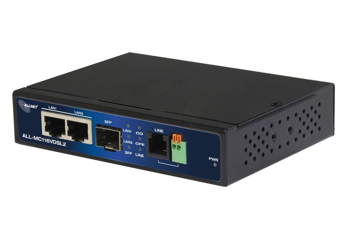 ALL-MC116VDSL2 - Allnet VDSL2 Point-to-Point Master/Slave PoE Extender