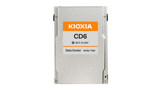 Kioxia KCD6XLUL3T84 internal solid state drive 2.5" 3840 GB PCI Express 4.0 3D TLC NVMe