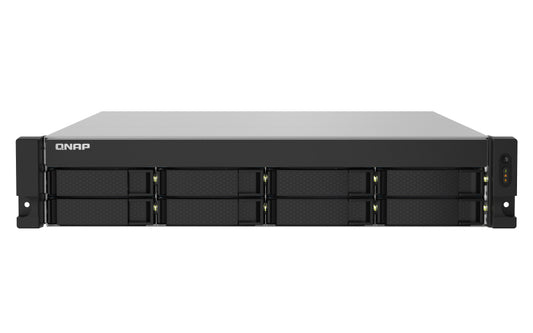 QNAP TS-832PXU NAS Rack (2U) Ethernet LAN Aluminum, Black AL324