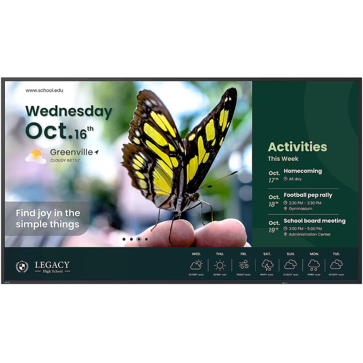 9H.S46TB.RE2 - BenQ ST6504 65" 4K Smart Signage Display