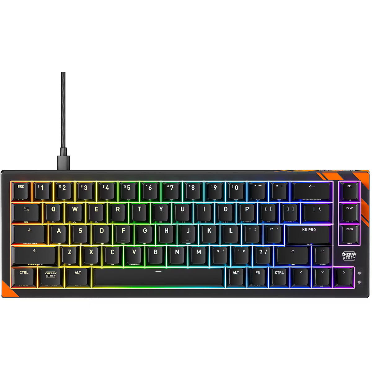 G8E-24200LACAUS-0 - Cherry K5 Pro TMR US Magnetic RGB Gaming Keyboard
