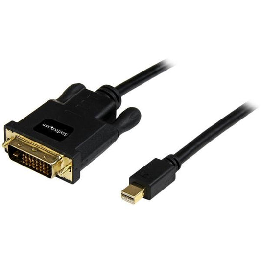 MDP2DVIMM6B - StarTech.com 6FT PASSIVE MINI DP TO DVI-D SINGLE-LINK CABLE 1080P 60HZ; MDP 1.2 HBR2; EDID -