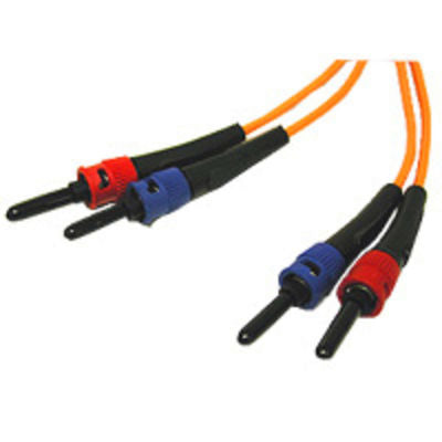 C2G 15m USA ST/ST Duplex 50/125 Multimode Fiber Patch Cable fiber optic cable 590.6" (15 m) Orange