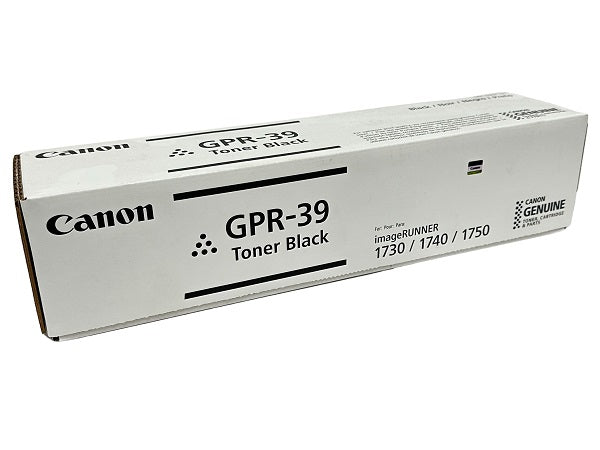 2787B003AA - Canon CANON GPR-39 BLACK TONER CARTRIDGE FOR USE IN IR 1730 1730IF 1740 1740IF 1750 17