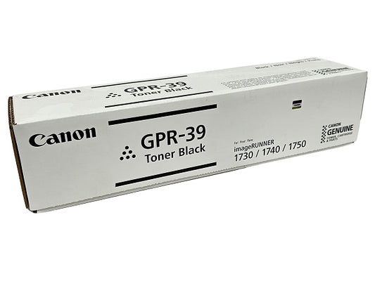 2787B003AA - Canon CANON GPR-39 BLACK TONER CARTRIDGE FOR USE IN IR 1730 1730IF 1740 1740IF 1750 17