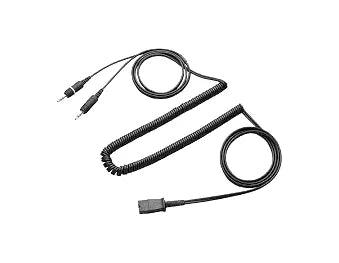 28959-01 - Poly QUICK DISCONNECT CABLE TO DUAL 3.5MM.