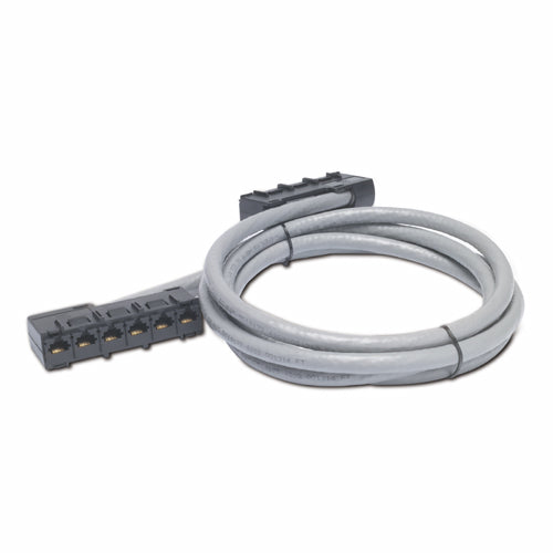 APC 37ft Cat5e UTP, 6x RJ-45 - 6x RJ-45 networking cable Gray 444.1" (11.3 m) U/UTP (UTP)