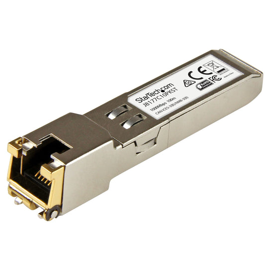 10 PACK HPE J8177C COMPATIBLE SFP - 1000BASE-T 1GBPS - 1GBE MODULE - 1GE GIGABIT