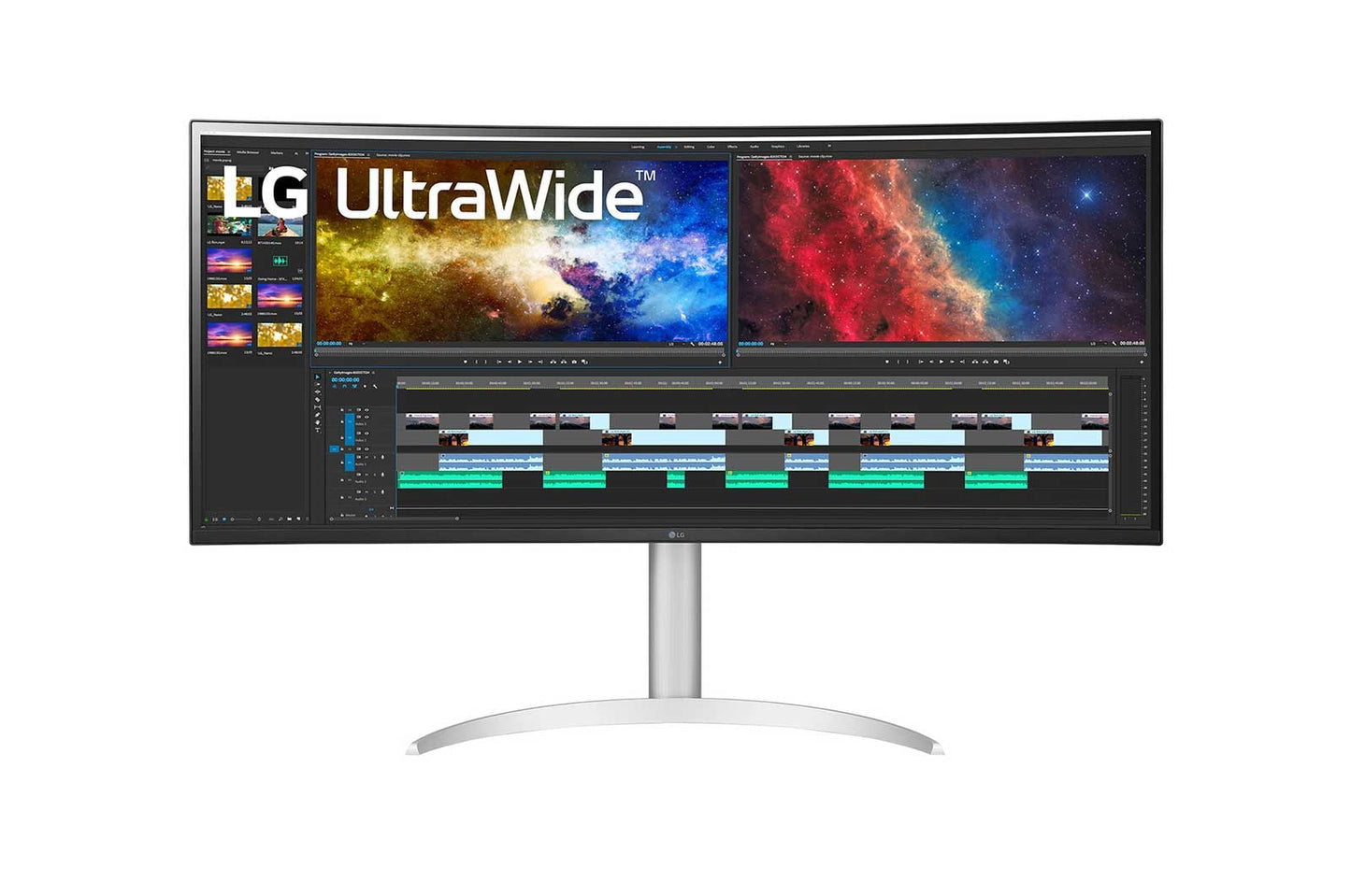 LG 38BP85C-W LED display 38" 3840 x 1600 pixels UltraWide Quad HD+ Black, White