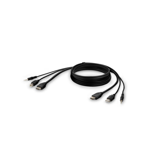 Belkin F1DN1CCBL KVM cable Black 70.9" (1.8 m)