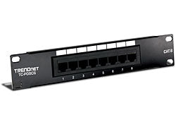 TC-P08C6 - Trendnet 8-PORT CAT. 6 PATCH PANEL (10" WIDE)