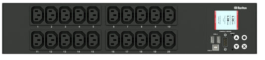 1PH, 230V AC, 16A (16A RATED); 20 OUTLETS: 20X C13; PLUG: IEC 60309 2P+E 6H 16A