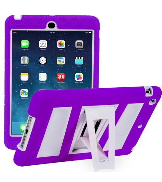 IPAD5-ABH-PL/WH - i-Blason I-BLASON APPLE IPAD AIR ARMORBOX 2 LAYER PROTECTION KICKSTAND CASE WITH SCREEN -