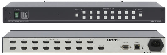 Kramer Electronics THE VS-161H IS A HIGH-PERFORMANCE SWITCHER FOR HDMI SIGNALS. IT EQUALIZES THE SI