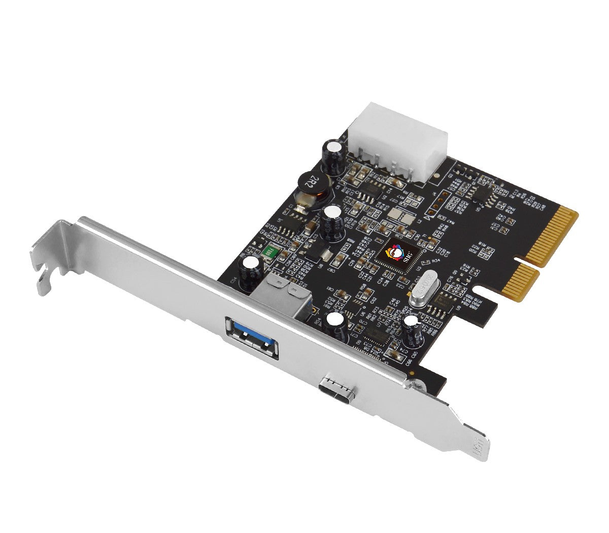 JU-P20A12-S1 - Siig ADDS TWO USB 3.1 PORTS ONE TYPE-A AND ONE TYPE-C TO YOUR DESKTOP COMPUTER VIA AN