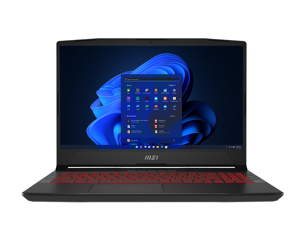 MSI Gaming Pulse GL66 12UEK-688 i9-12900H Notebook 15.6" Full HD IntelÂ® Coreâ„¢ i9 32 GB DDR4-SDRAM 1000 GB SSD NVIDIA GeForce RTX 3060 Wi-Fi 6 (802.11ax) Windows 11 Pro Black