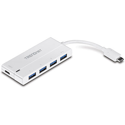 Trendnet TUC-H4E2 interface hub USB 3.2 Gen 1 (3.1 Gen 1) Type-C 5000 Mbit/s White